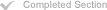 Completed Section